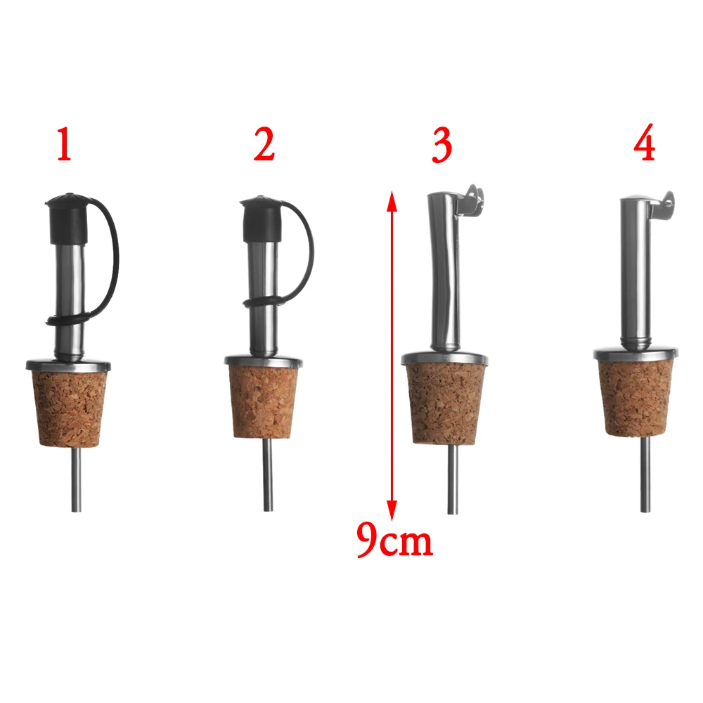 Wine Stopper 1pcs Stainless Steel For Bottle Wine Olive Oil Pourer Dispenser Spout Bar Accessories