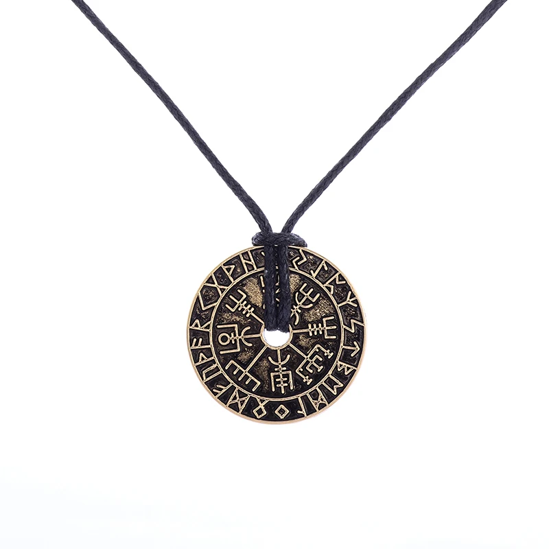 RuneCompassNecklaceforMenVintageHighQualityPendantAmuletPartyJewelryGift-AliExpress36