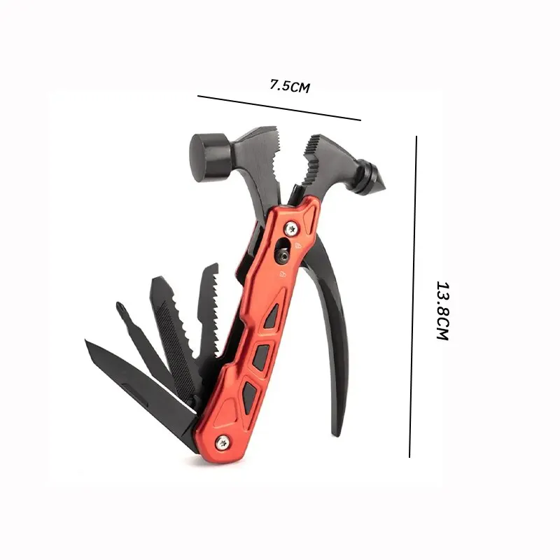 Safety Hammer Keychain Escape Hammer Mini Emergency Hammer Emergency Window Breaker Vehicle Mounted Hammer Multifunctional High Hardness Broken Window Safety Self Driving Emergency Safety Tool Hammer 1PC