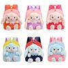 Personalised Plush Unico rn Stuffed Animals Backpack with Removable Stuffed Plush Toy Animals Backpack for Girls 6
