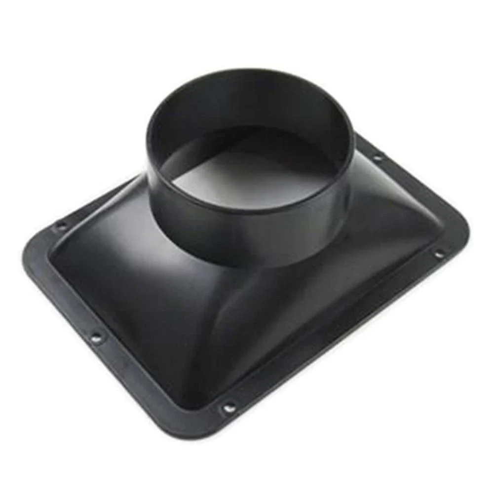 Ventilation Duct Flange Connector Smooth Ventilation Equipment 100MM 150MM ABS Pipe Connecting Exhaust Outlet Flange Connector Duct Pipe Connector