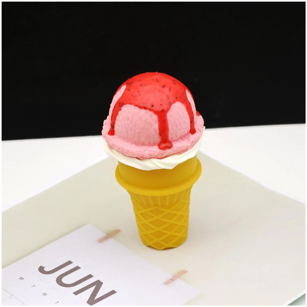 1pc Simulation Ice Cream Ball Model Fake Sweet Cone Dessert Shop Lifelike Ice  Cream Decor Photography Props Model Ornament - AliExpress