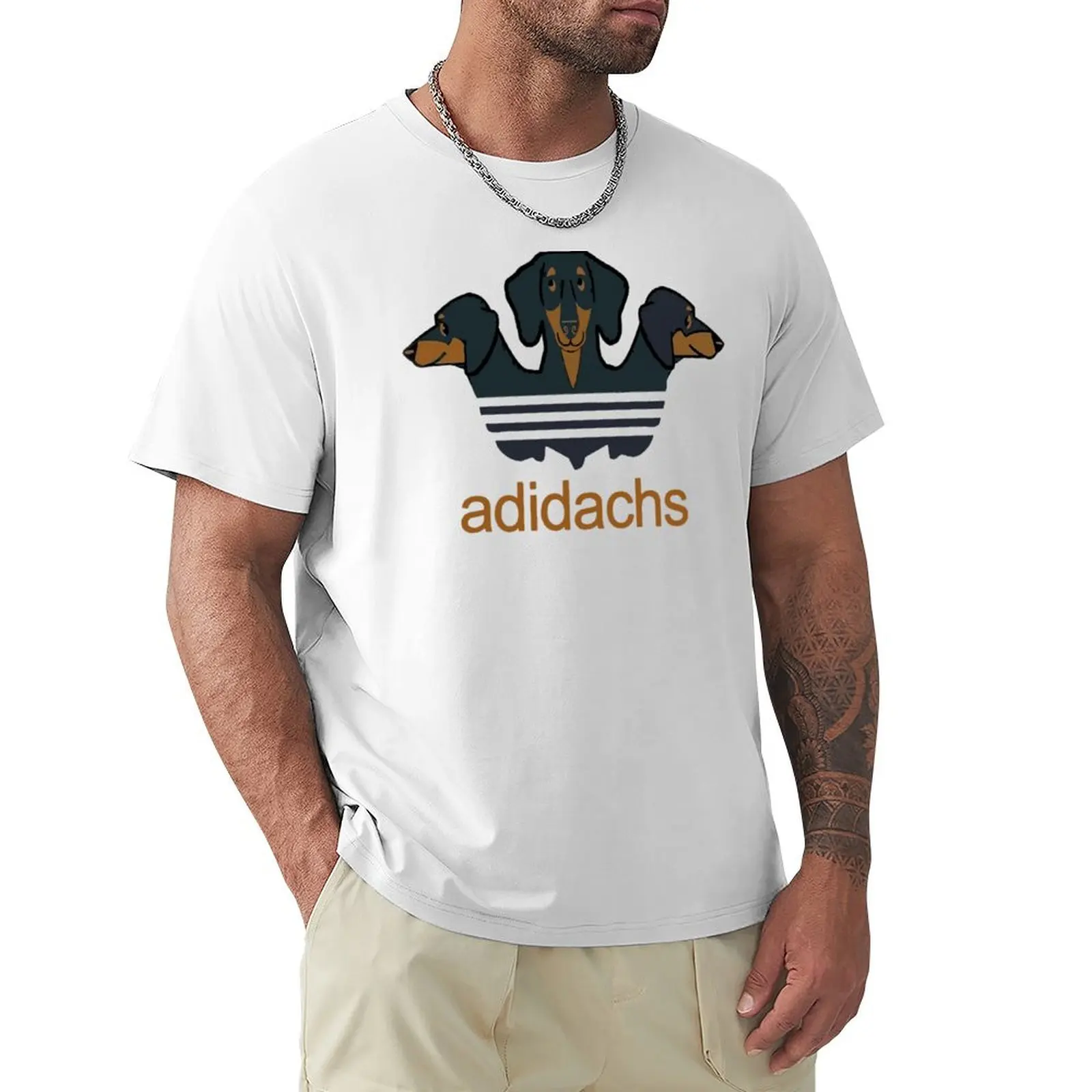 

Футболка Adidachs, мужские футболки с графическим принтом на заказ
