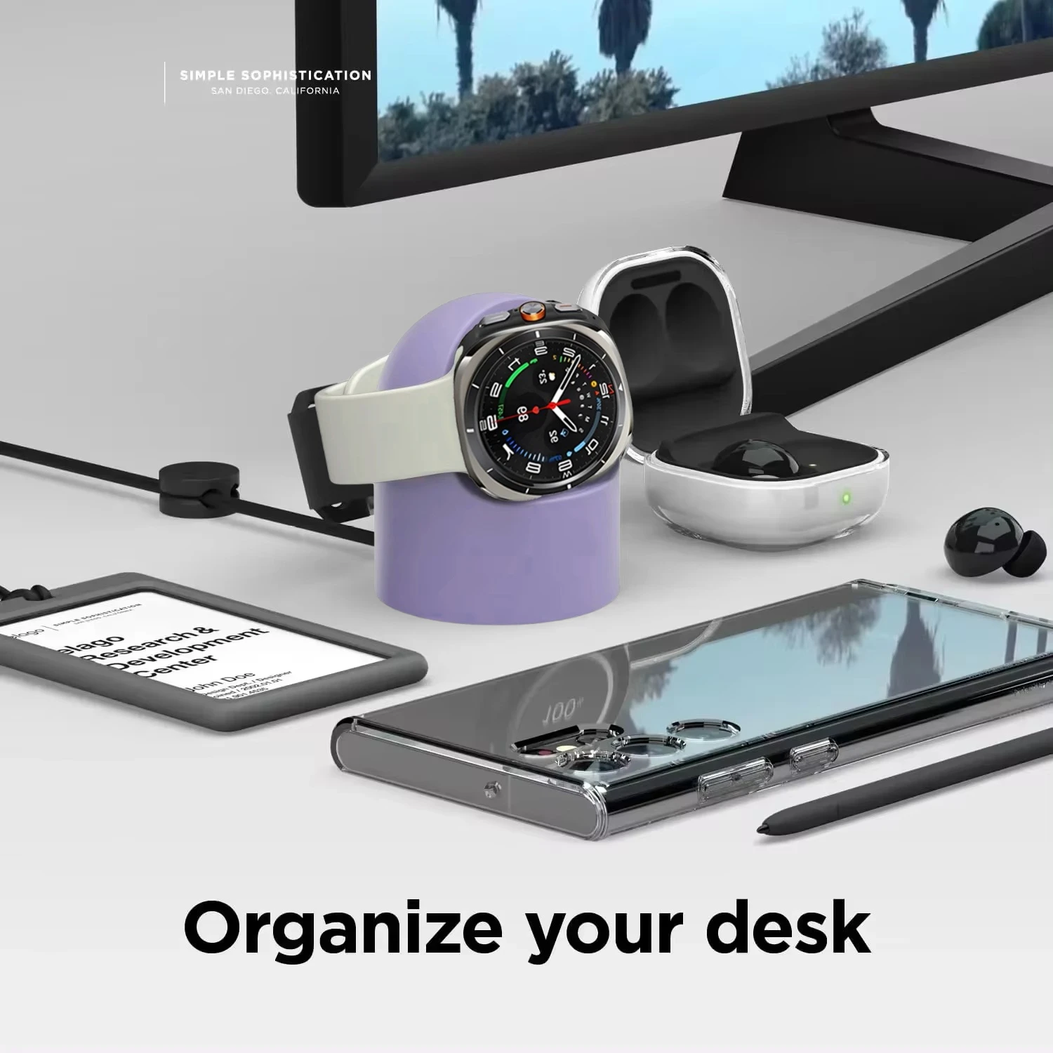 Silicone Charging Stand Samsung Galaxy Watch 7 Ultra 47mm