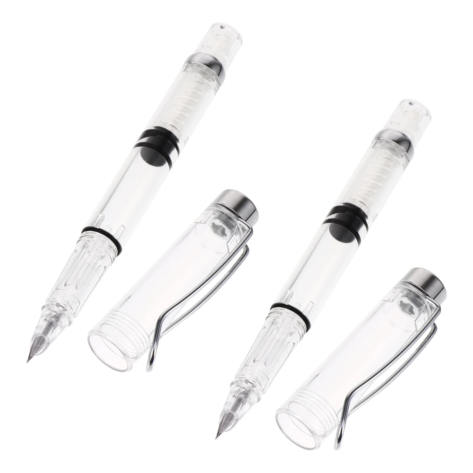 Transparent Calligraphy Pens Writing Pens School Stationery With Ink Absorber Students Practice Calligraphy Supplies copybook kids book learning writing students beginners educational handwriting young chinese calligraphy practice stationery