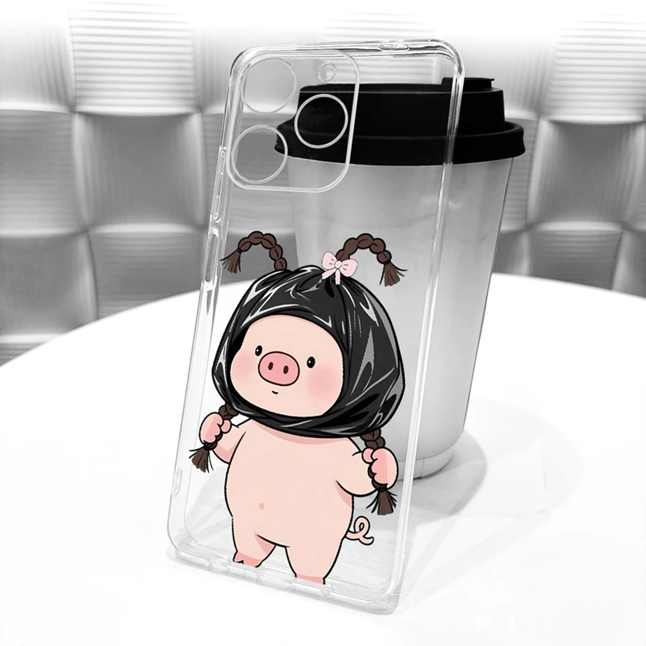Luxury Lotus Painted Soft Silicone Case - Elegant Protective Cover
