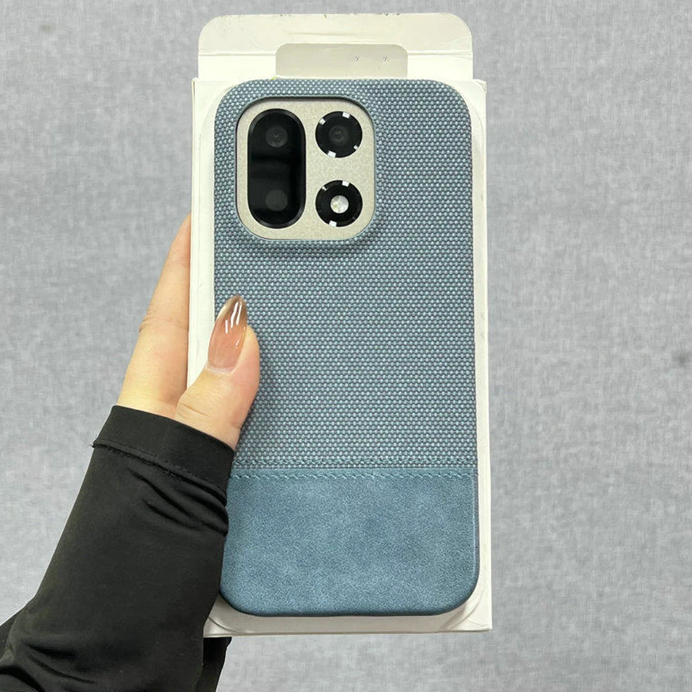 Premium PU Leather Iron-On Nylon Fabric Frameless Cooling Case