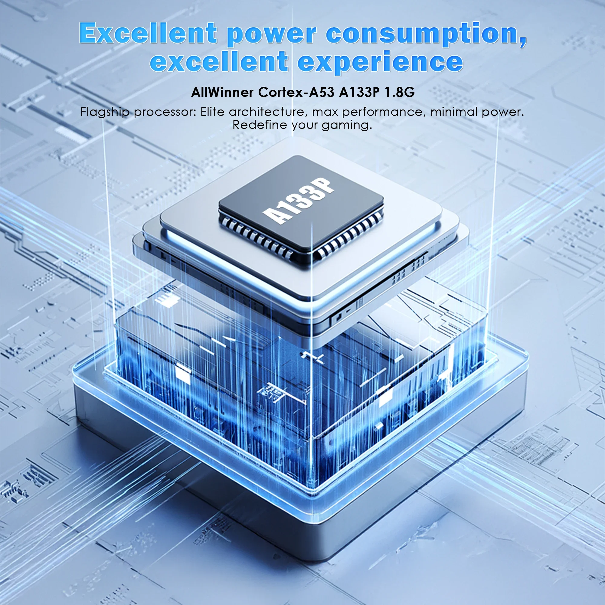 AMPOWN ZERO 40 Video Game Console 4'' IPS Multi-touch Screen Android System A133P Support Wifi Bluetooth Vibration Motor for NDS 4