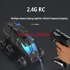 6WD High Speed Space Mars Exploration Remote Control Tank Vehicle 2.4G Off Road Ejection Elevating Turret Launch Bullet RC Truck 5