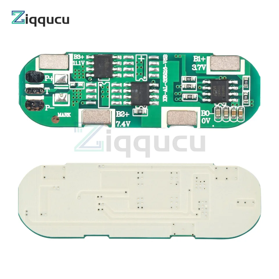Oumefar 3S 50A BMS Battery Protection Board - 11.1V/12.6V Li-ion Balance Board For DIY Battery Packs