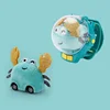 Children RC Car Mini Watch Toys With LED Lights 2.4GHz RC Car Toy Watch Rabbit Crab Racing Toys RC Car Girls Boys Birthday Gift 6