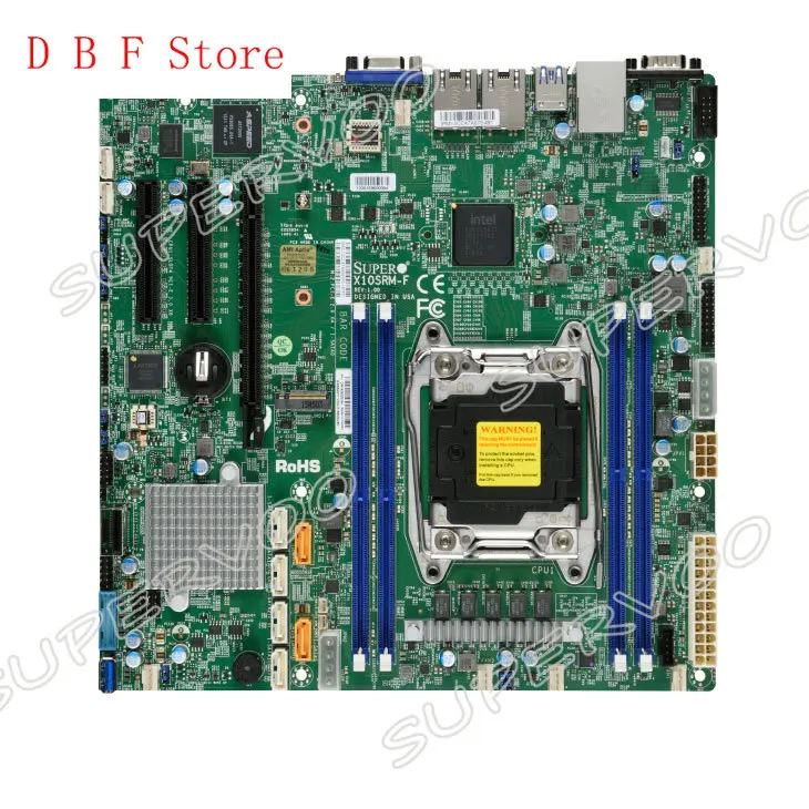 

X10SRM-F LGA2011 C612 DDR3 SATA3 & USB3.0 2GbE MicroATX Server Motherboard