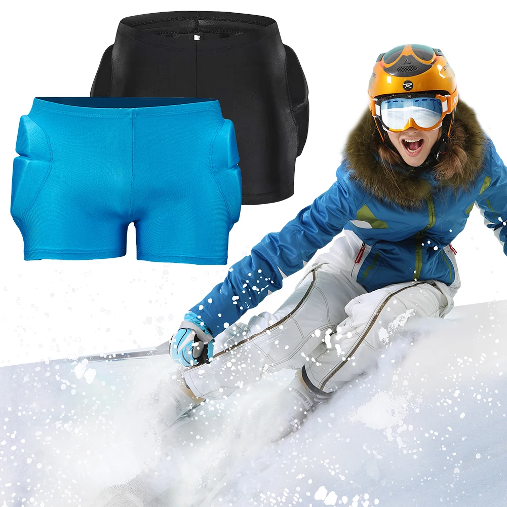 Outdoor Sports Padded Shorts Sports Pants Protective Padded Shorts for Hip Butt Tailbone Snowboarding Skating Skate and Ski
