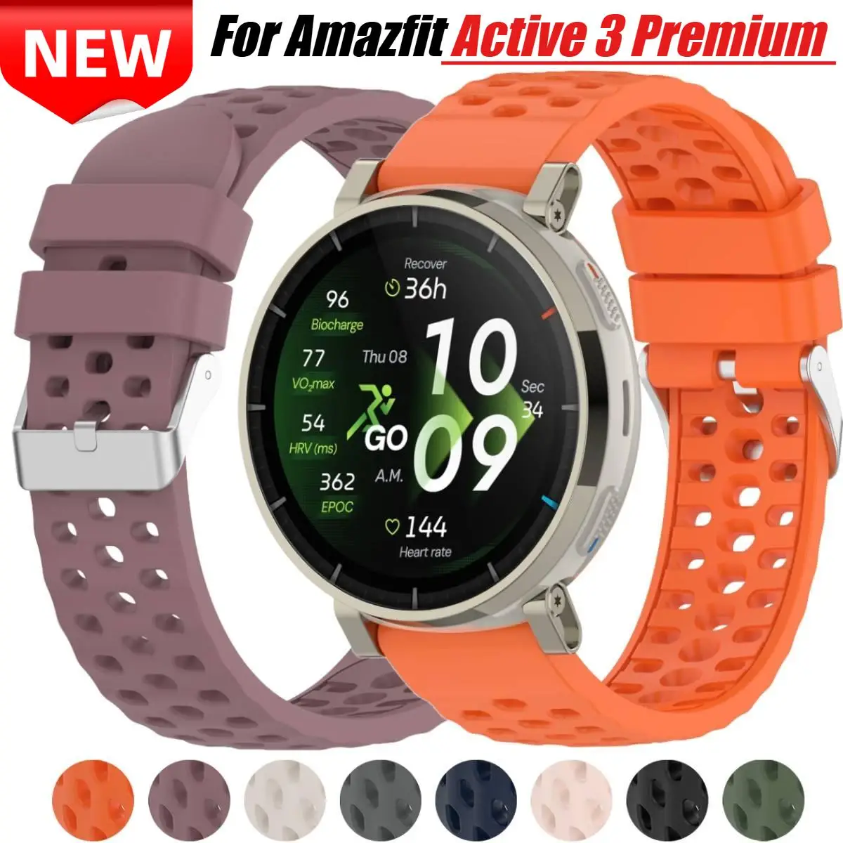 Premium 20mm Silicone Watchband - Enhanced Comfort Bracelet Strap