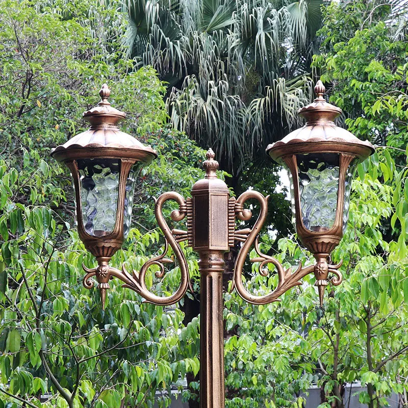Outdoor High Pole Courtyard European Style Retro Garden Villa Community Lighting Outdoor Waterproof Landscape Street Light