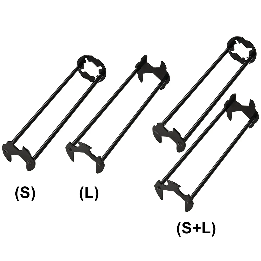 1/2 PCS Basin Wrench 7 Sizes Sink Wrench Four-Jaw Hex Under Sink Wrench Faucet Tool Multifunctional Steel for Bathroom Kitchen