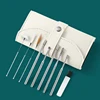 9pcs Ear Cleaning Picking Tool Household Professional Ear Spoon Goose Feather Stick Ear Digging Cleaner Stick Ear Picking Tool 1