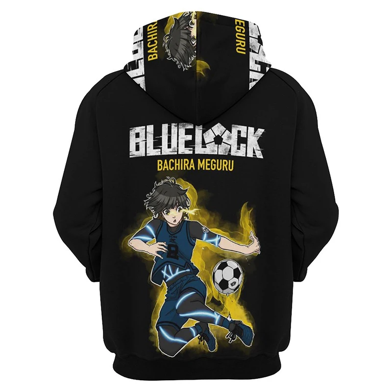 

Anime Blue Lock Graphic Hoodie Men Clothing 3D Comic Bachira Meguru Printed New in Hoodies Women Harajuku Fashion y2k Pullover