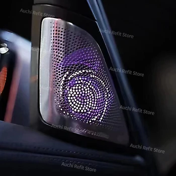 11 Colour LED Speaker Cover For BMW New 7Series G11 G12 Car Midrange Tweeter HiFi Music 2