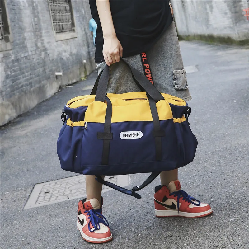 

Travel Bag Big Bag Carry on Luggage Gym Accessories Men Portable Storage Bag Shoulder Messenger Duffel Bag Exercise Bag