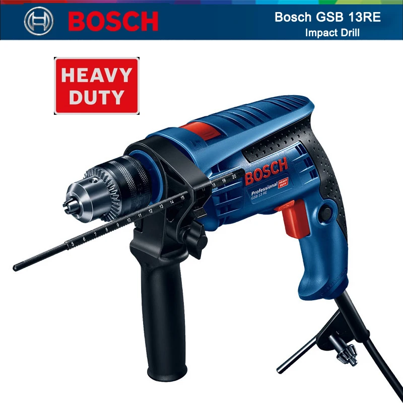 Bosch Gsb 13Re Trapano A Percussione Multifunzione 650W 220V Trapano Elettrico Professionale Per Legno Metallo Plastica Piastrelle Cemento E Mattoni