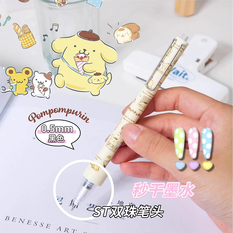 6Pcs Kuromi Neutral Pen Hello Kittys Y2K Sanrio Cinnamoroll Kawaii Anime  Cute Student Study Writing Pen Stationery Set Toys - AliExpress