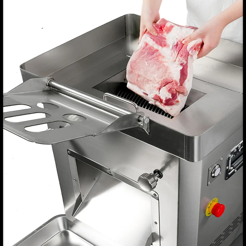 2200W Meat Slicer For Pork Beef Lamb Soft Vegetable Slicing Shredding Dicer Commercial Home Meat Cutting Machine 2
