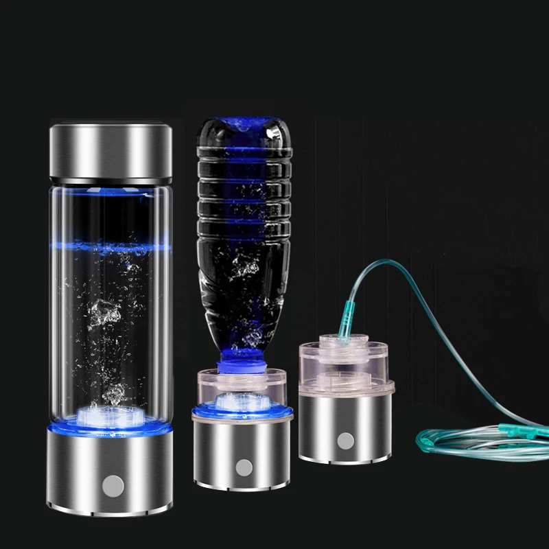 

Titanium Portable Hydrogen-Rich Water Cup Water Ionizer Maker/Generator Super Antioxidants ORP Hydrogen Alkaline Water Bottle