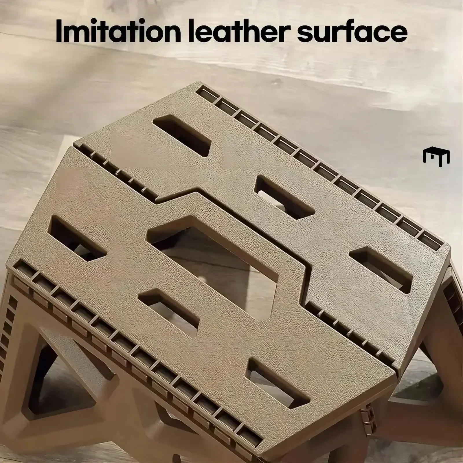 1pc Outdoor Folding Stool |Lightweight Portable Chair for Camping/Fishing, Compact Square Design,Suitable for Outdoor Activities