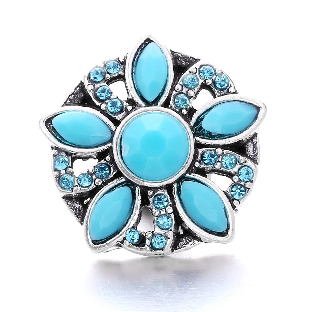 20pcs Metal Snap Button Clasps Jewelry findings18mm Metal Snaps Buttons DIY Earrings Necklace Bracelet jewelery ACC