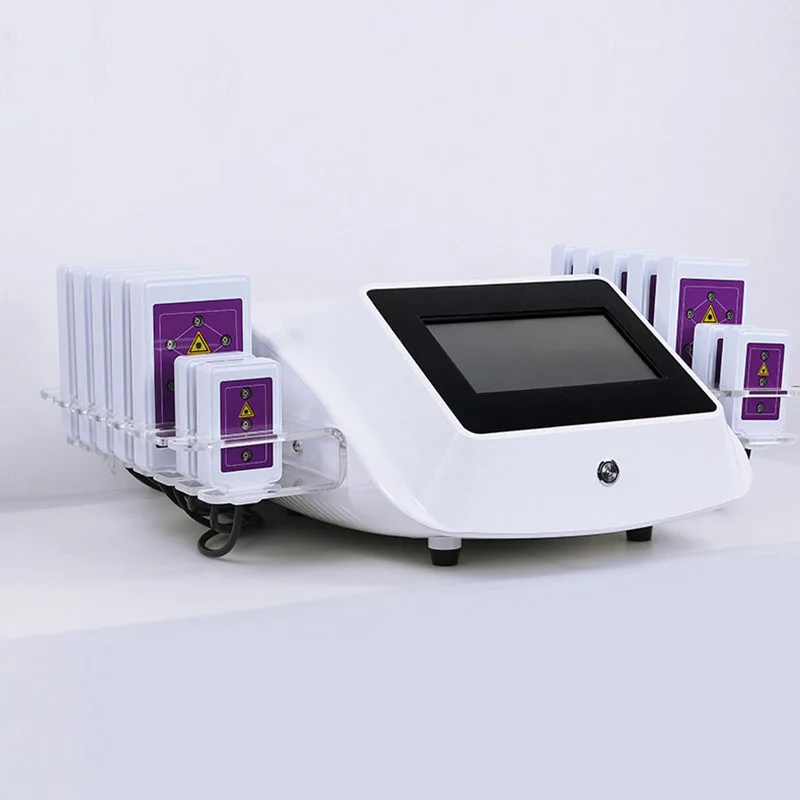

14 Pads 650nm Diode Lipo Laser Slimming Machine Weight Reduce Fat Burning Cellulite Removal Lipolaser Lipolysis Beauty Equipment