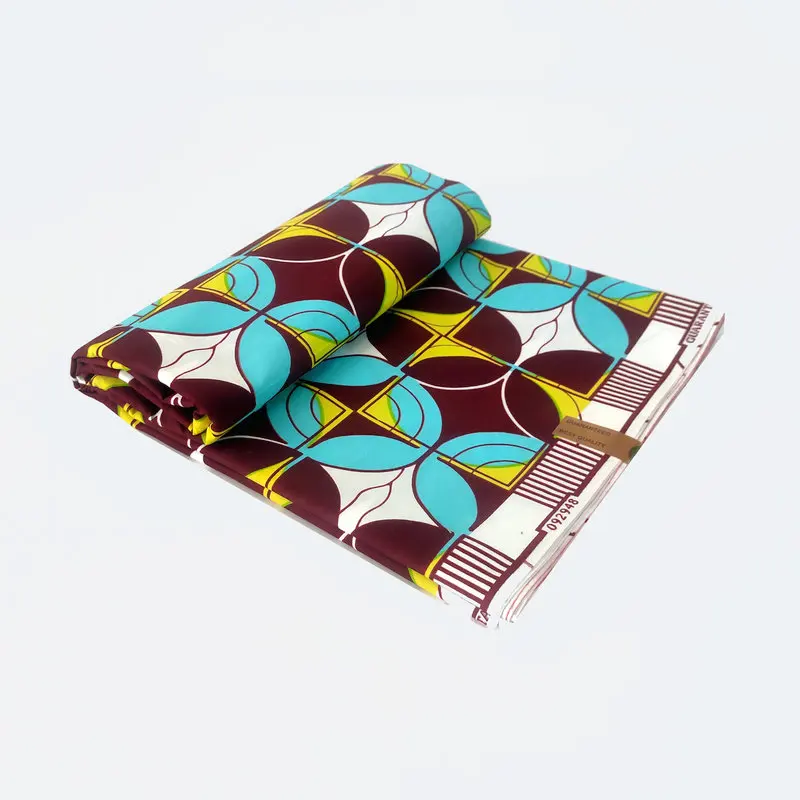 Wax Print Block Fabric African Wax Cotton Item No.M4-2