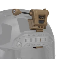 Dulhelmet-Lampe de poche LED 3 modes, éclairage de nuit extérieur pour la chasse au laser, le cyclisme militaire, la pêche, la lampe de casque 4