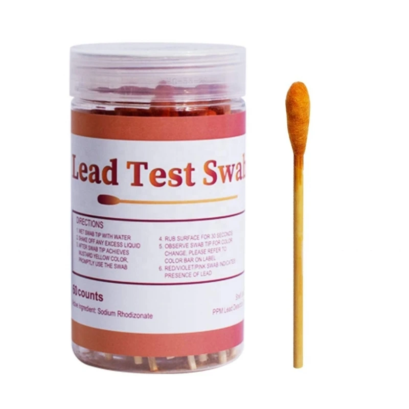 

Testing Swabs Test For Home All Painted Surfaces Ceramics Dishes Metal 517A