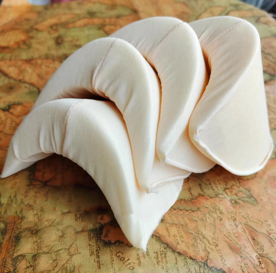 Description Picture 3 of itemThicken Big 35mm Sponge Shoulder Sewing Black White Nude Shoulder Pad Sew DIY Jacket Wedding T-Shirt Fashion Garment Accessories