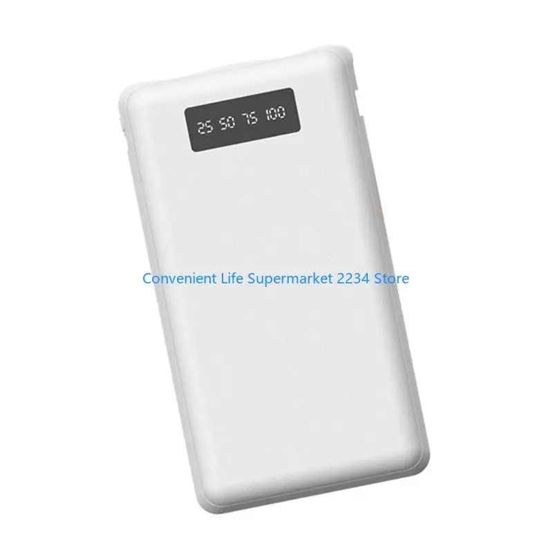 DIY 2x21700 배터리 전원 은행 케이스 무납땜 디자인 디지털 화면 내장