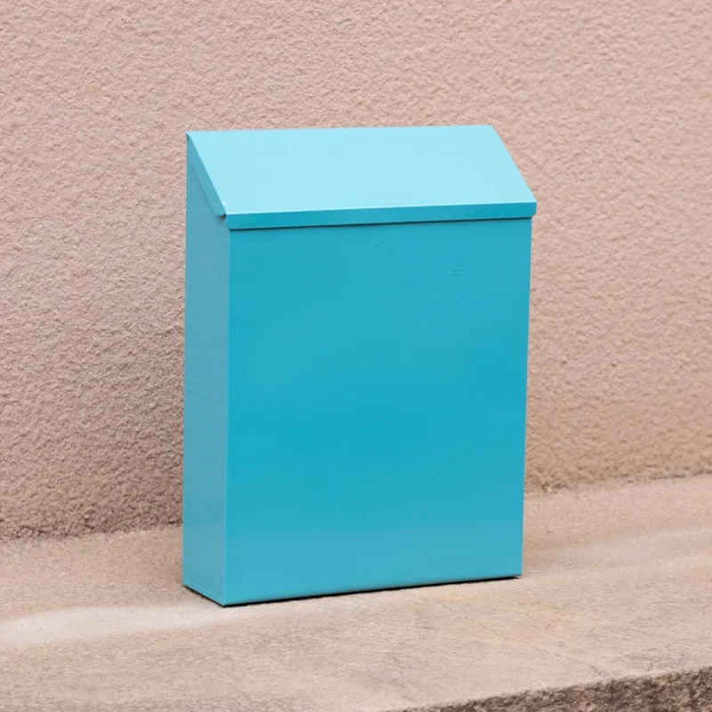 קופסאות דואר עם מנעול מפתחות, קופסת דואר מונחת על הקיר עם נפח גדול, כיסוי פלדה מתכתי לבית ולגינה, קופסאות דואר מתכתיות