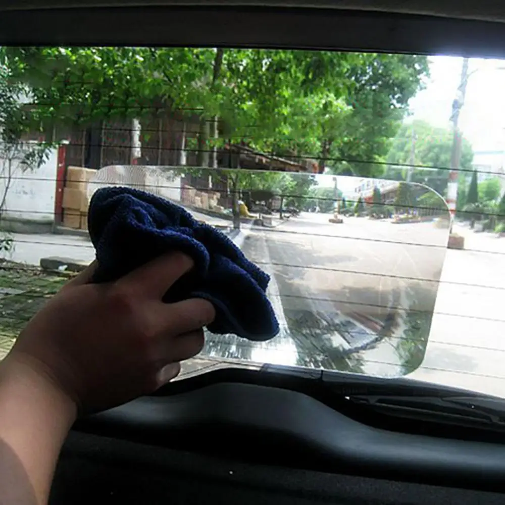 Auto Car Windshield Wide Angle Rear View Parking Reversing Mirror Film Sticker Vehicle Parking Rimless Mirrors