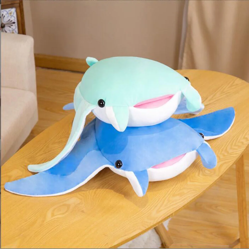 Cartoon Devil Rays Fish Sea Animals Stuffed Children Plush Toy