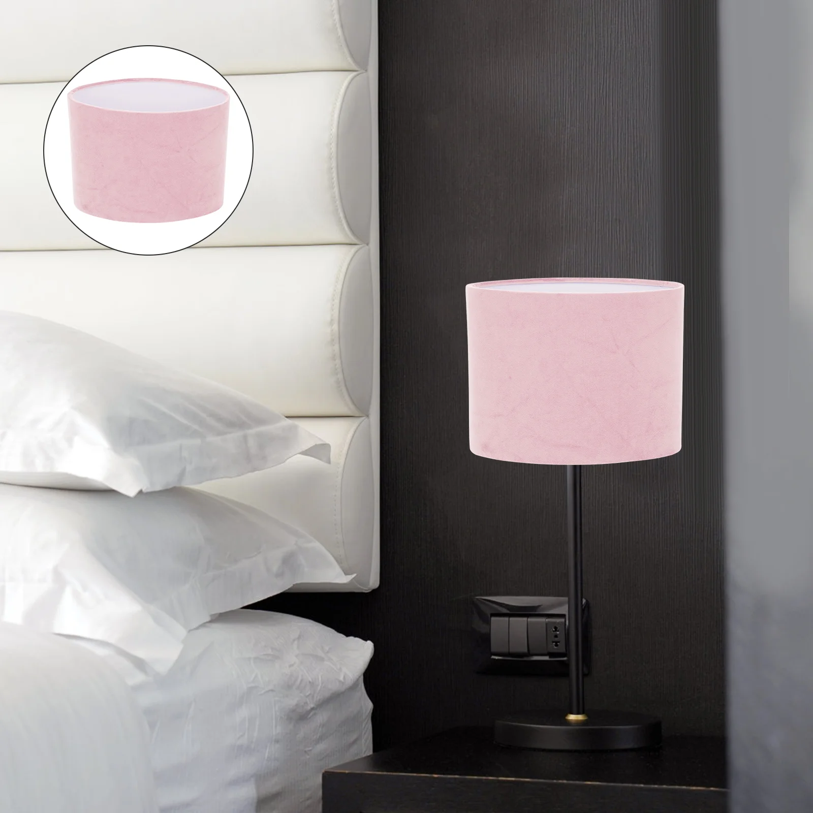 

Shade Lamp Light Table Cover Lampshade Ceiling Cylinder Cylindrical E27 Pendant Vintage Rustic Floor Lighting