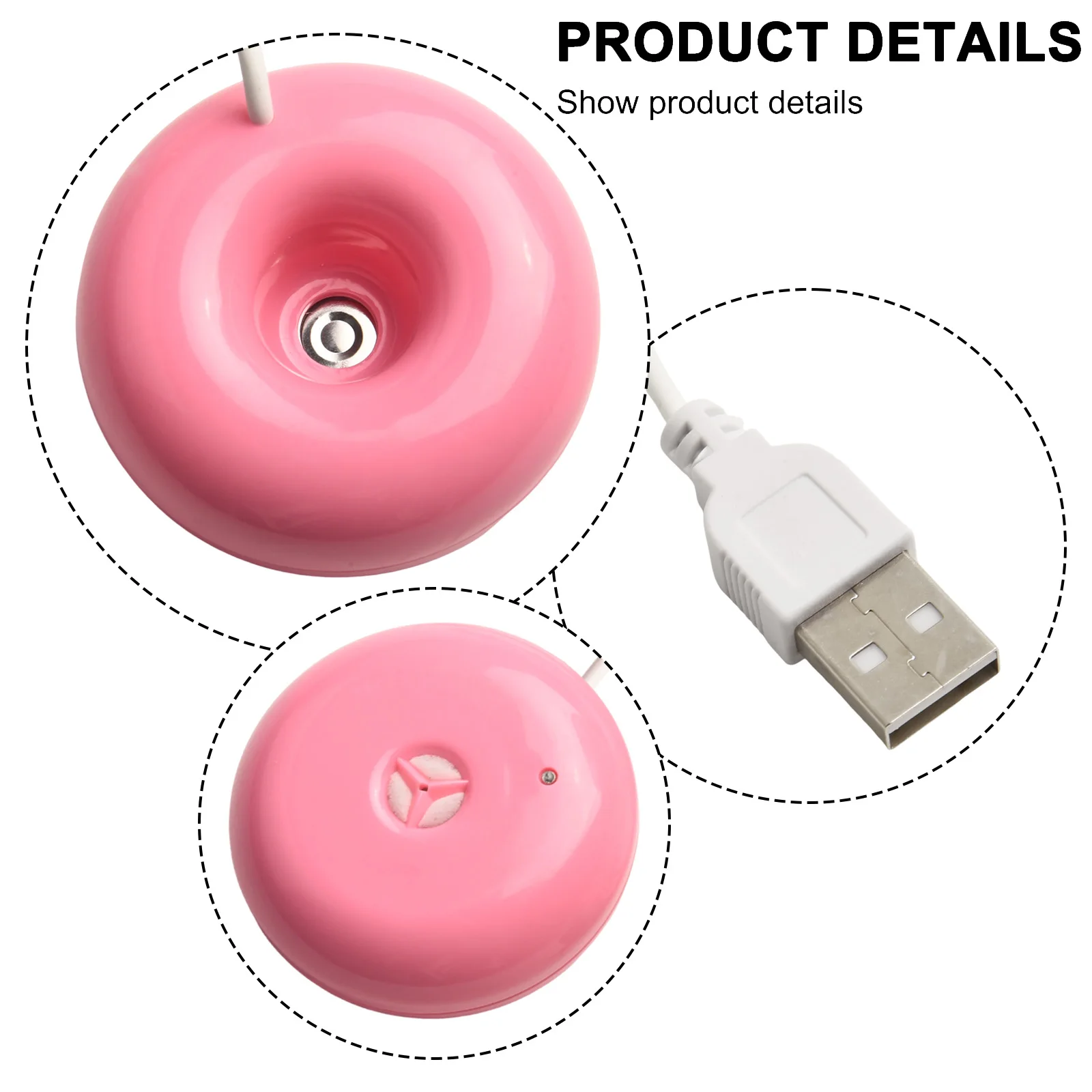 Home Use Office Use Mini Humidifier Desktop Humidifier Energy-saving Environmentally Friendly Improve Air Quality