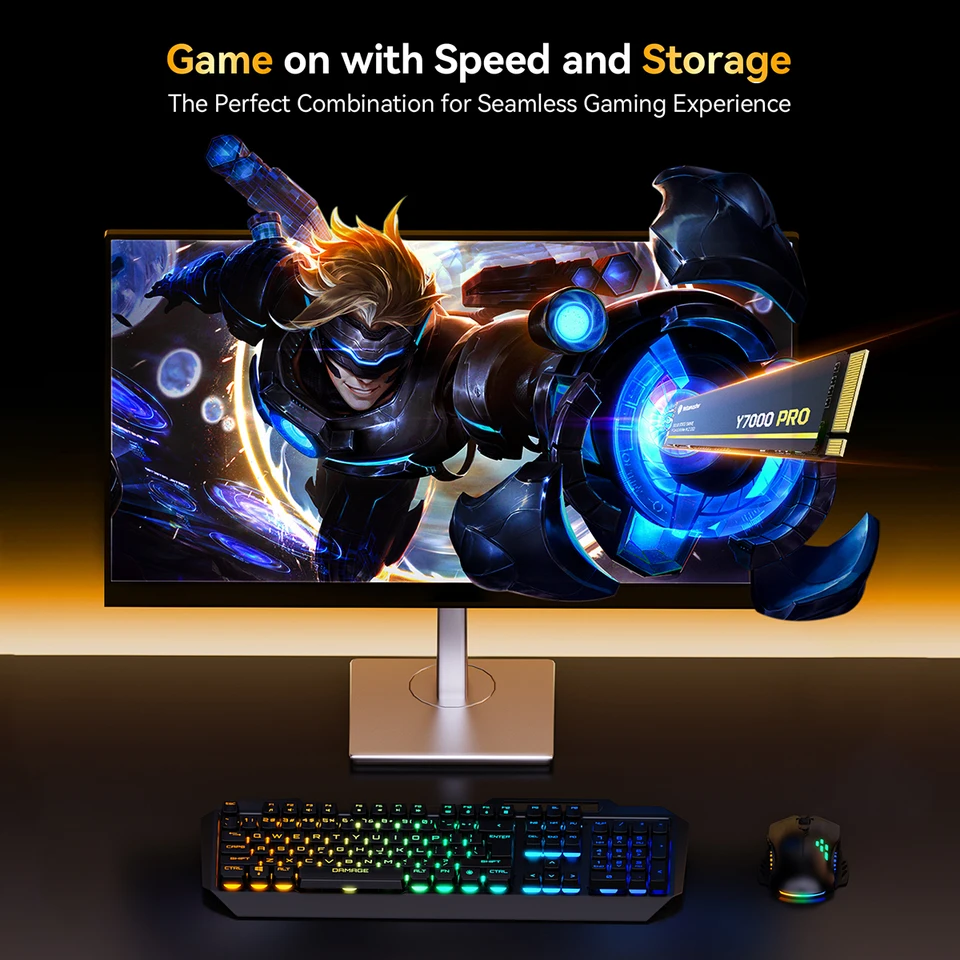 Yottamaster Y7000 PRO PCIe Gen4x4 NVME 512G 1TB 2TB 4TB M.2