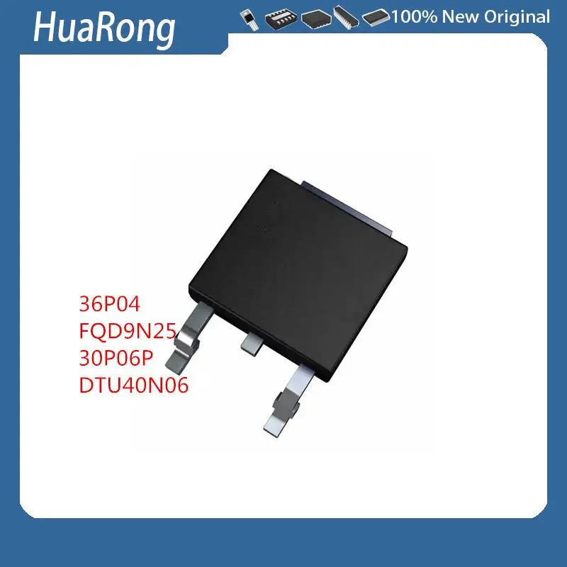 

10 шт./партия 36P04 P TO252 FQD9N25 30P06P DTU40N06