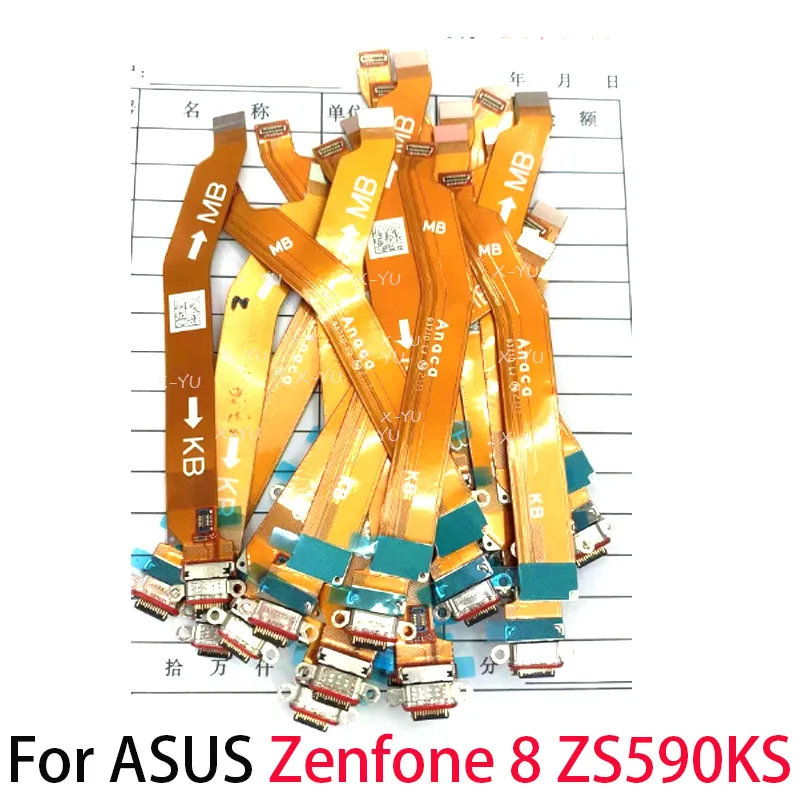 

For ASUS Zenfone 8 ZS590KS / 9 AI2202 USB Charging Dock Port Connector Microphone Flex Cable