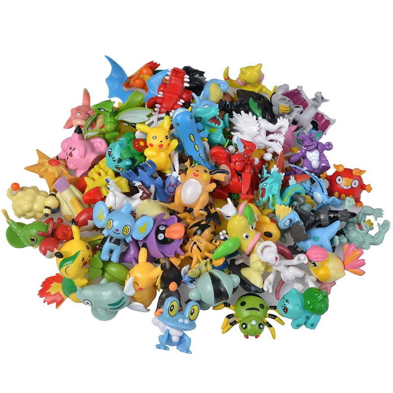 Figurine Pokémon - Jouet Jeux - Personnage Lot pack de 80 Pieces aléatoire  - Cadeau Enfant - Pokemon