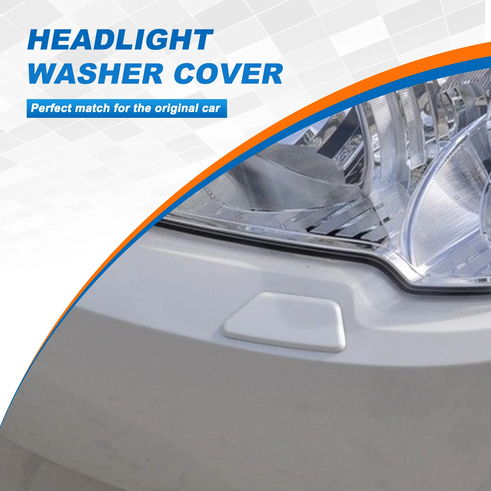 Front Bumper Headlight Washer Cover Cap For Subaru Legacy Accessories 2010 2011 2012 car headlight washer nozzle cover