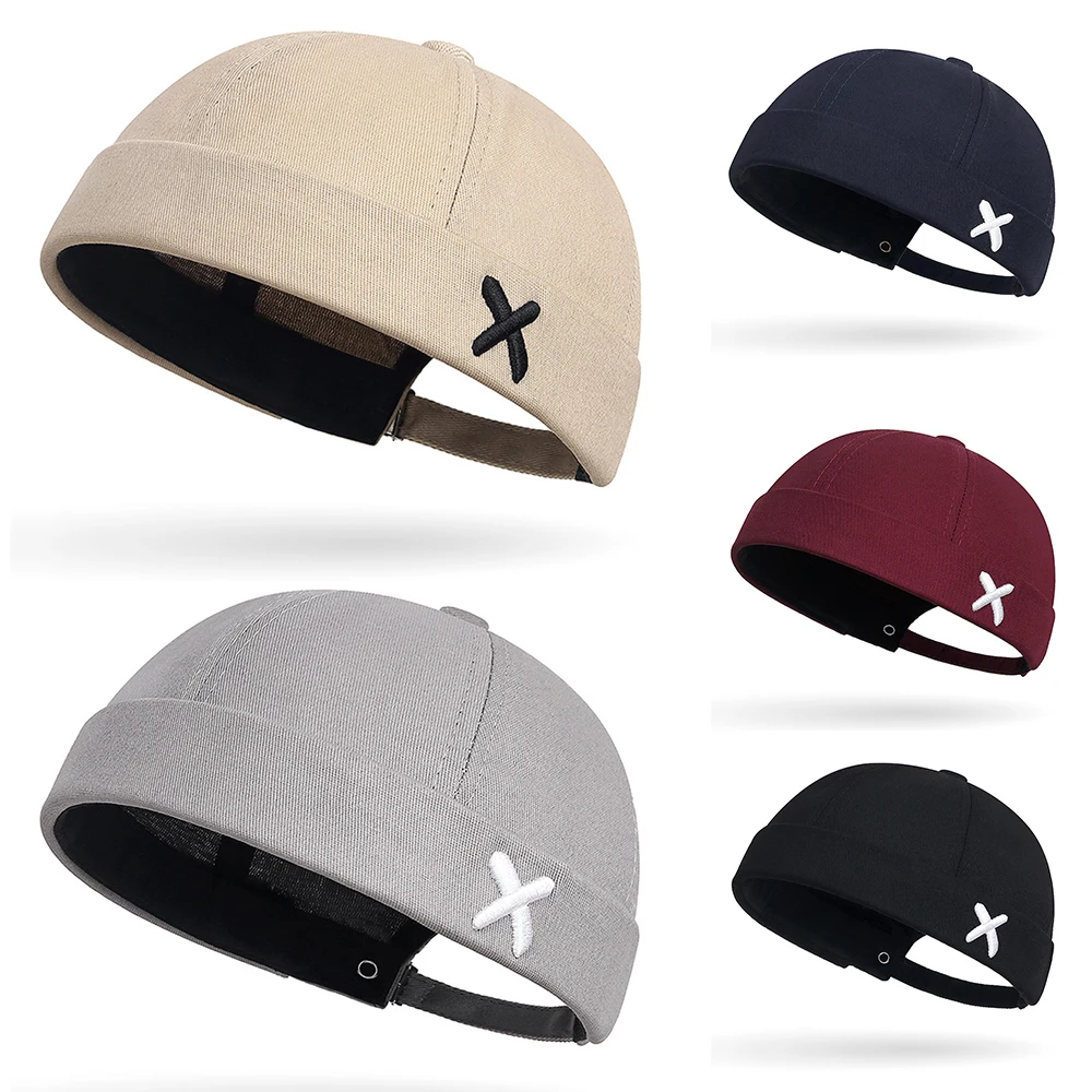 

New Hip Hop Hats Vintage Beanie Hat Summer Soft Top Landlord Hat Streetwear Docker Cap Women men Adjustable Bonnet Skullies Cap