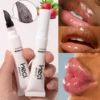 Lip Balm With Brush Moisturizing Lip Care Exfoliates Lips Keep All-Day Moisture For Dry Lips Long-Lasting Effect Natural Tint 1