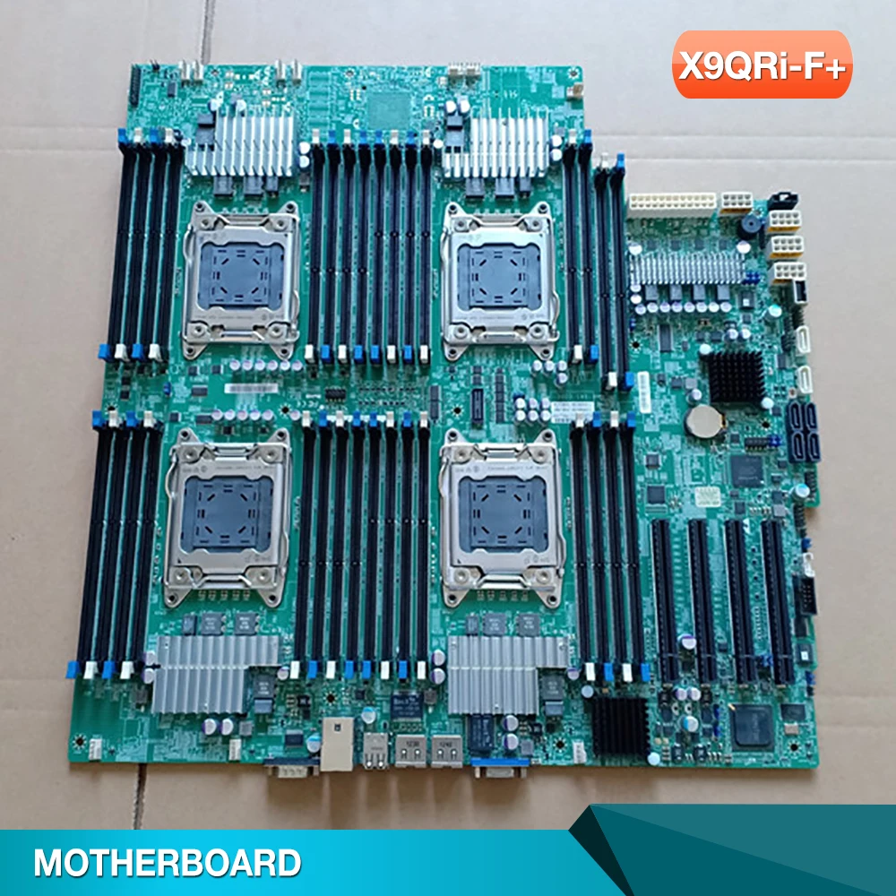 

X9QRi-F+ For Supermicro Motherboard Quad Socket R LGA 2011 E5-4600 v2 (12-Core) or E5-4600 (8-Core) Family