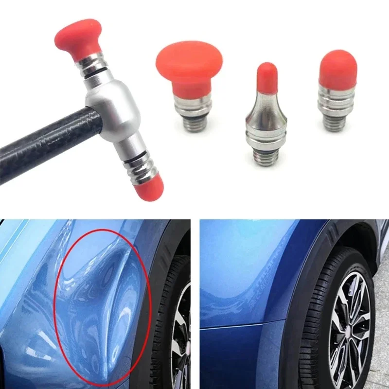 

Car Body Dent Removal Tools 5/16" Thread Dent Hammer Tips Knocks Down Head Tap Down Tips Dent Repair